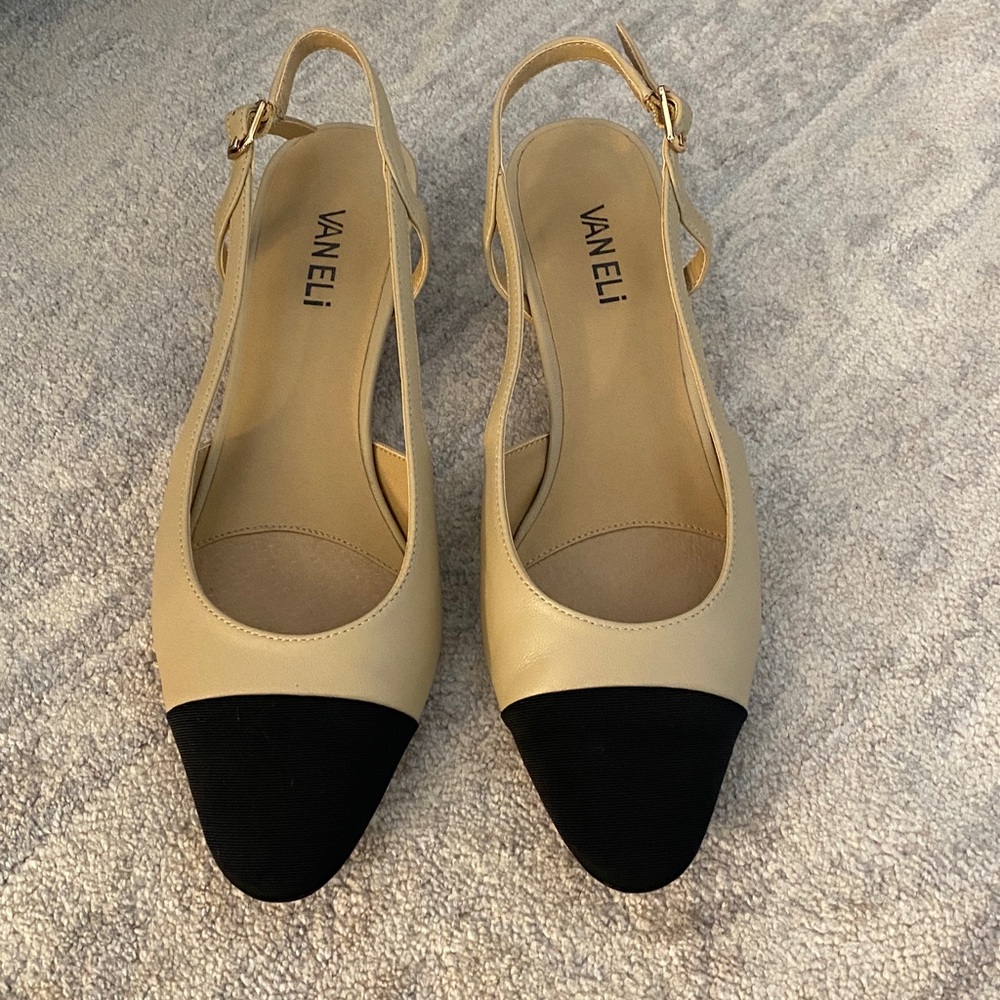 Vaneli Two-Tone Slingback Pumps